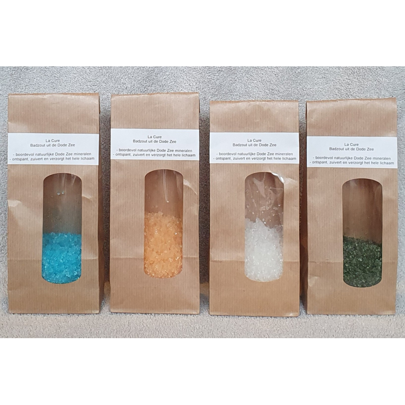 Badzout, kennismakingsset, 4x 250 gram